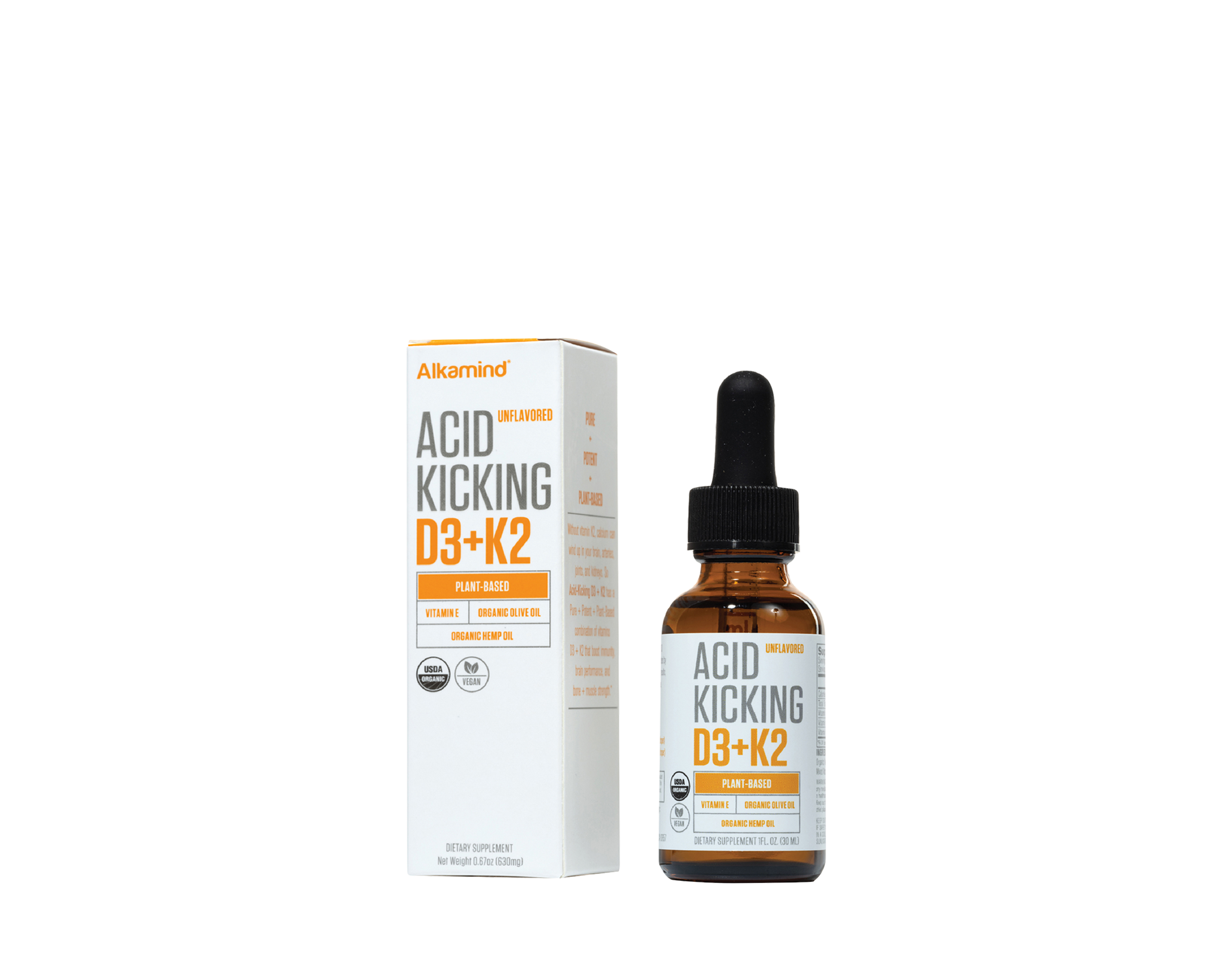Acid-Kicking D3+K2 Unflavored