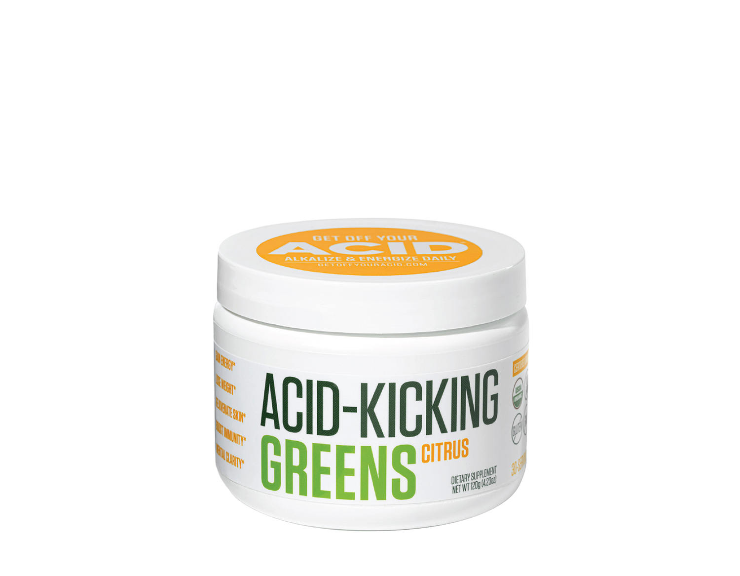 Acid-Kicking Greens Citrus (Will Not Break Your Fast)