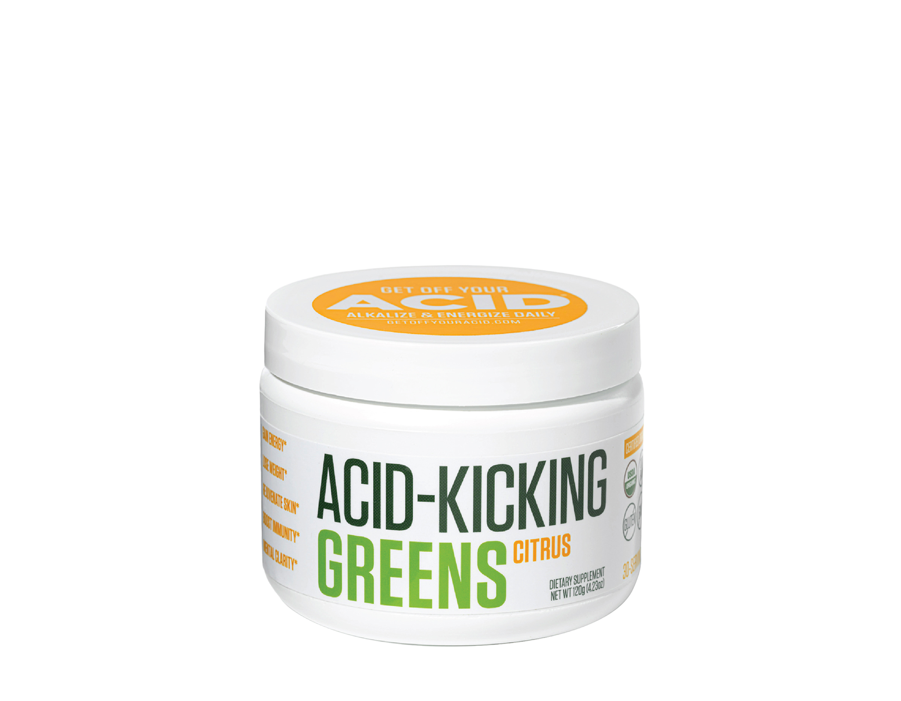 Acid-Kicking Greens Citrus (Will Not Break Your Fast)