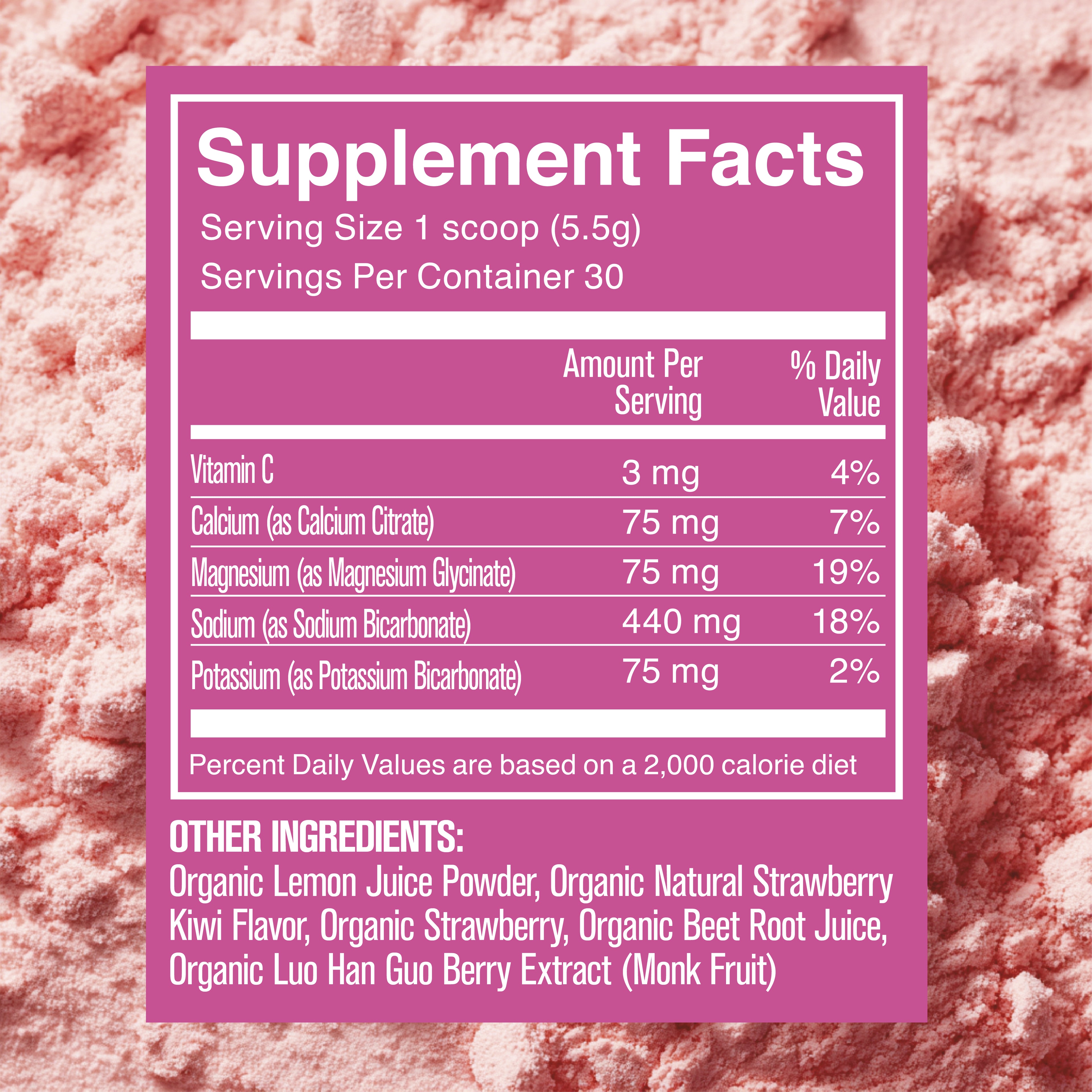 Acid-Kicking Minerals Kiwi Strawberry