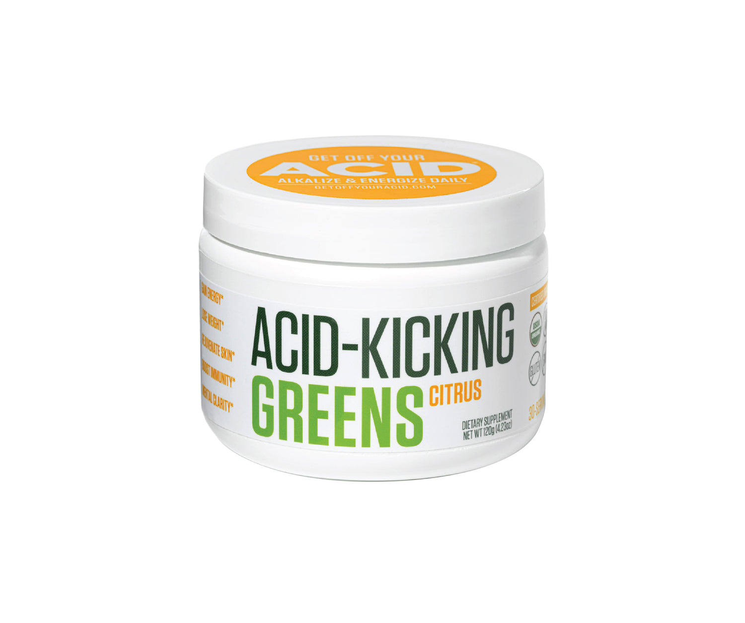 Acid-Kicking Greens Citrus (Will Not Break Your Fast)