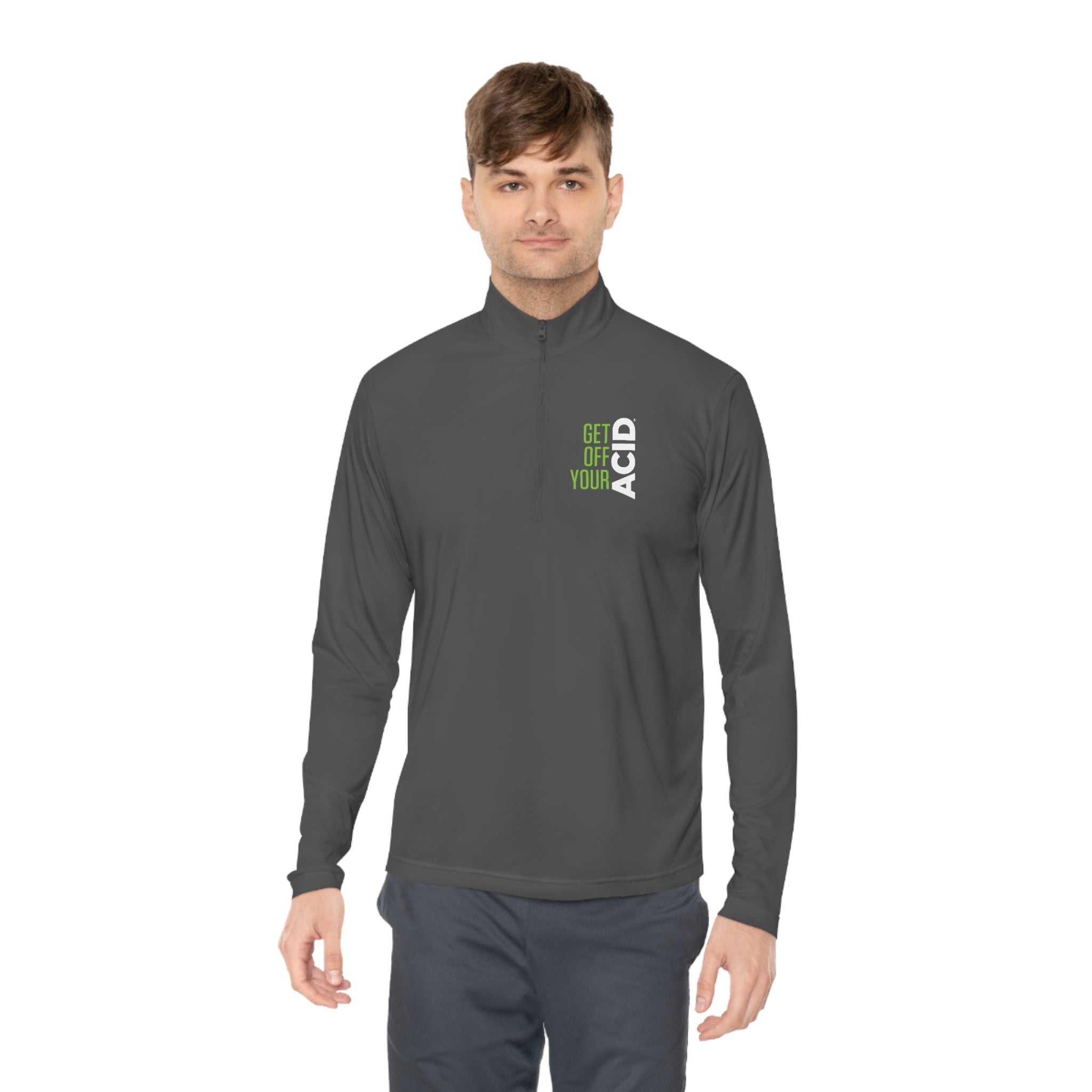 Get Off Your Acid Unisex Quarter-Zip Pullover