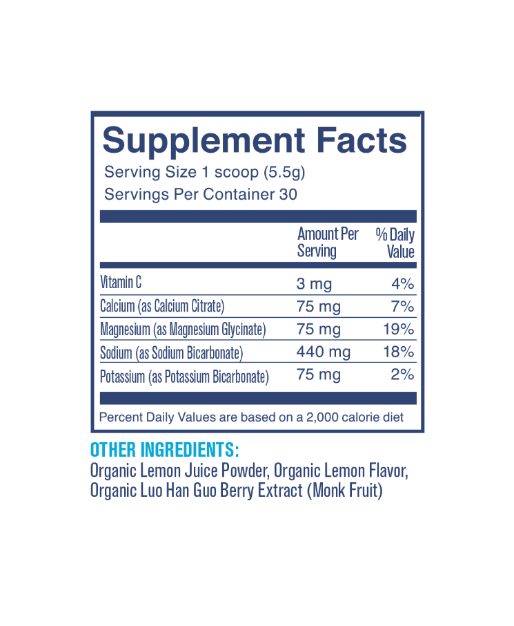 Acid-Kicking Minerals Lemon