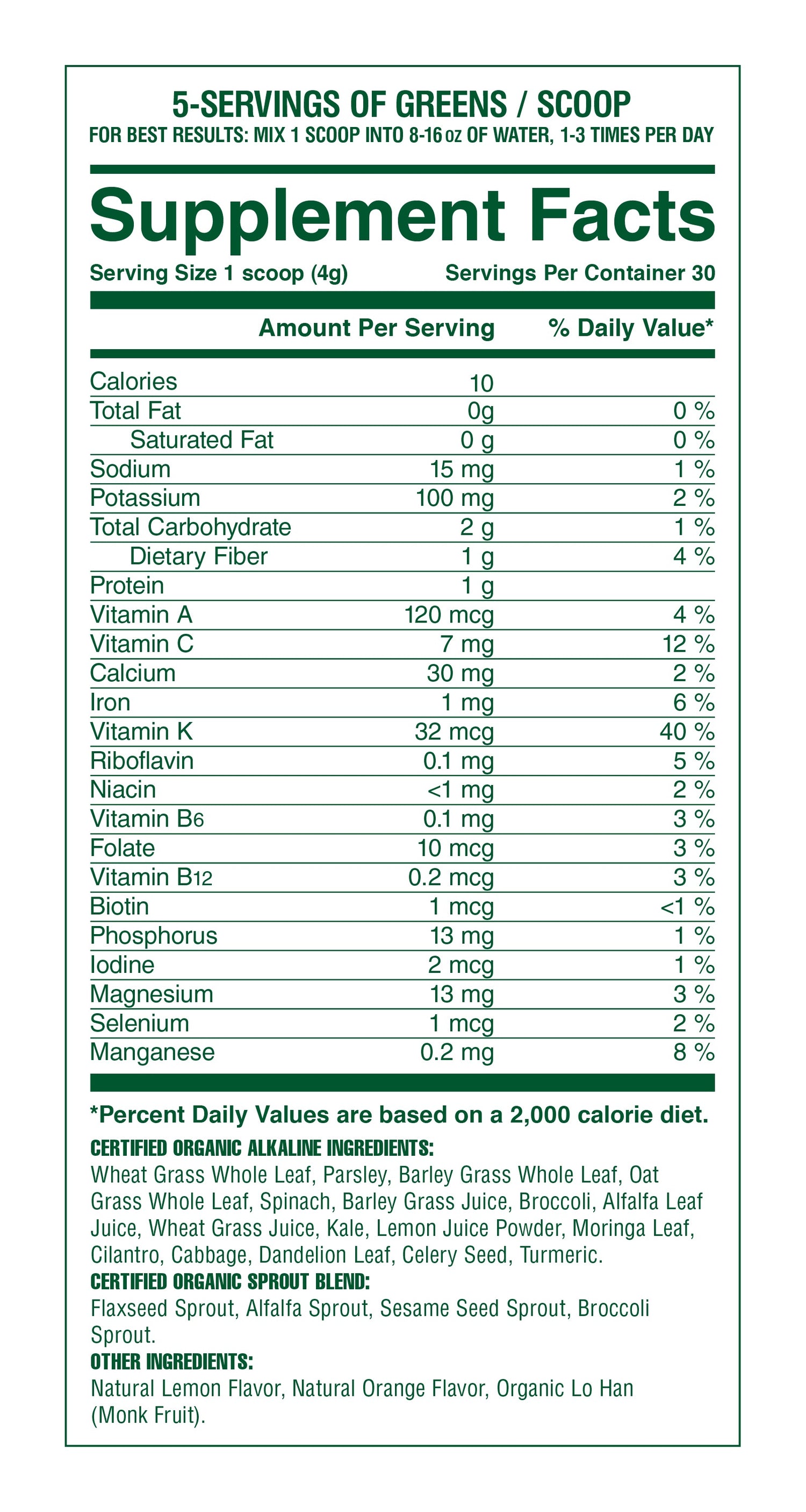 ENERGIZING, DETOXIFYING, & ALKALIZING: A superfood blend of 21 vegetables, grasses, herbs, low-sugar fruits, and nutrient-rich superfoods that fight inflammation, lose weight, gain energy, and optimize your health on a daily basis.