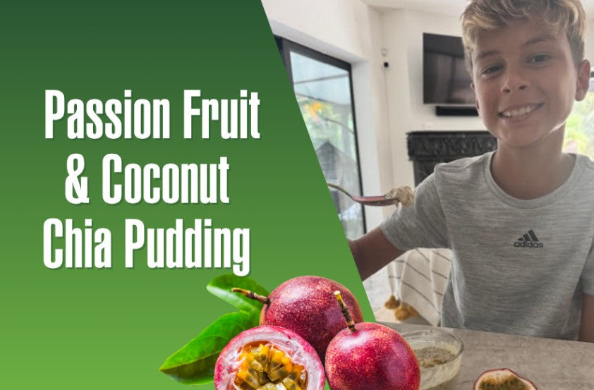 Passion Fruit & Coconut Chia Pudding