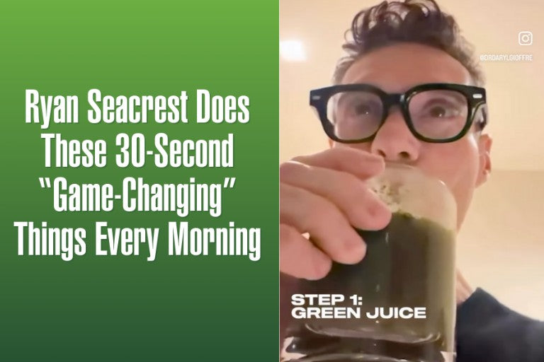 Ryan Seacrest Does These Two Simple Things Every Morning