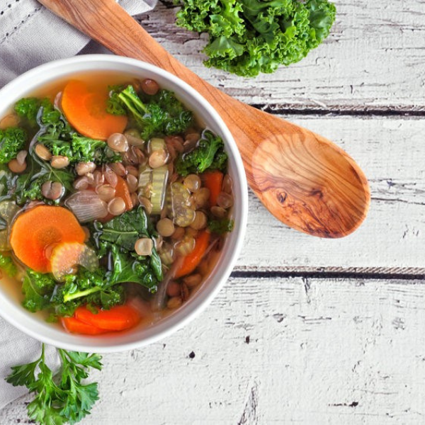 Winter Kale & Quinoa Soup Recipe by Dr. Daryl