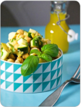 Artichoke Heart And Basil Chickpea Bowl Recipe