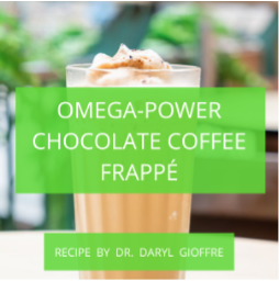Omega-Power Chocolate Coffee Frappé Recipe by Dr. Daryl