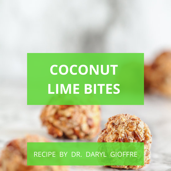 Coconut Lime Bites Recipe by Dr. Daryl