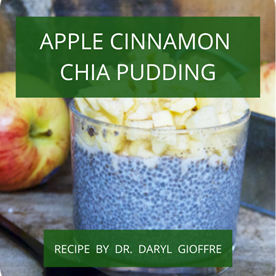 Apple Cinnamon Chia Pudding Recipe by Dr. Daryl