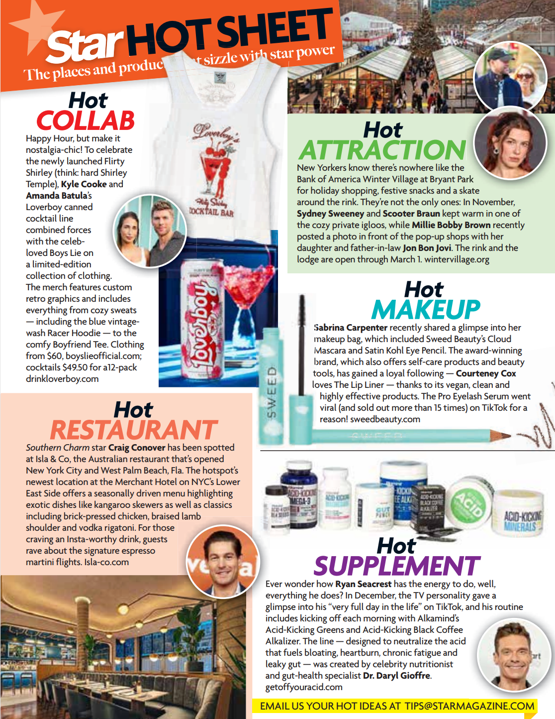 Star Magazine Hot Sheet: Dr. Daryl’s Alkamind Routine Powers Ryan Seacrest’s Day