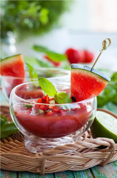 Alkaline Diet Recipe: Watermelon gazpacho