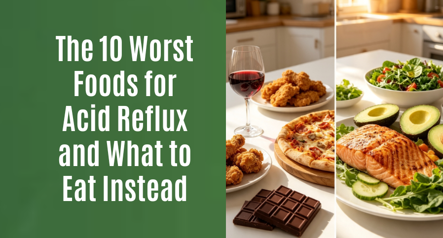 The 10 Worst Foods for Acid Reflux and What to Eat Instead