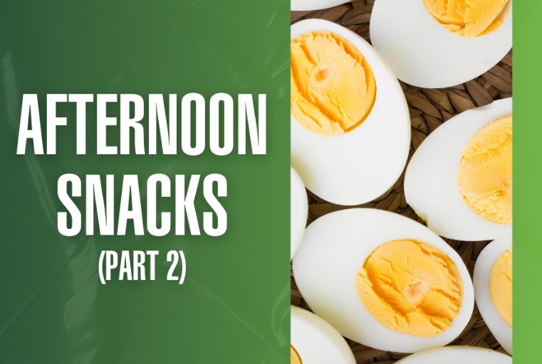 Afternoon Snacks Part 2 – healthy afternoon snack ideas with eggs and coconut butter