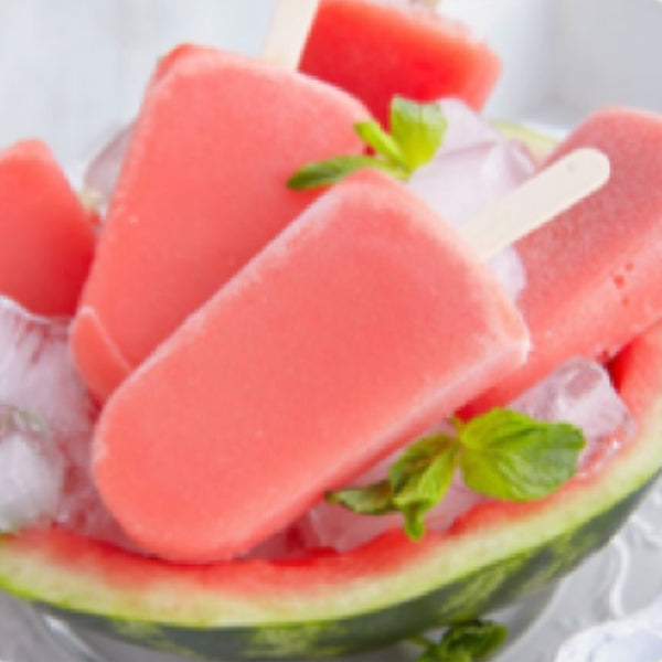 Watermelon, Mint & Lime Popsicles