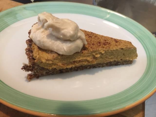 Raw Pumpkin Pie