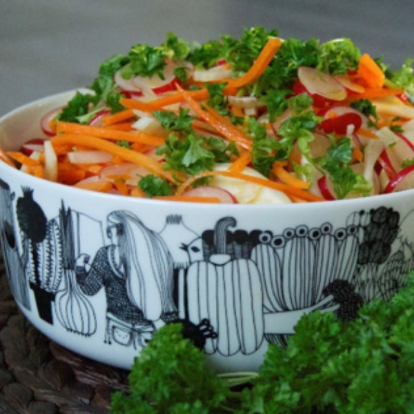 Radish and Carrot Ribbon Salad