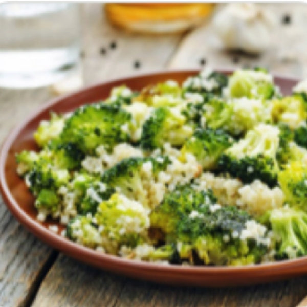 GOLDEN CRISPY BROCCOLI & CAULIFLOWER