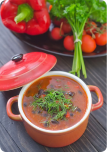 Alkaline diet recipe for adzuki bean chipotle soup