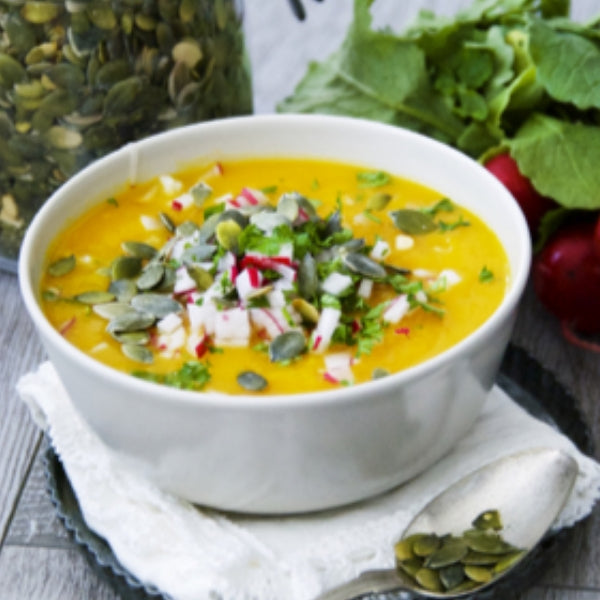 Butternut Squash & Sweet Potato Soup