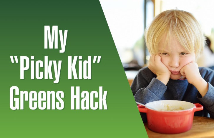 My “Picky Kid” Greens Hack