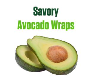 Savory Avocado Wraps
