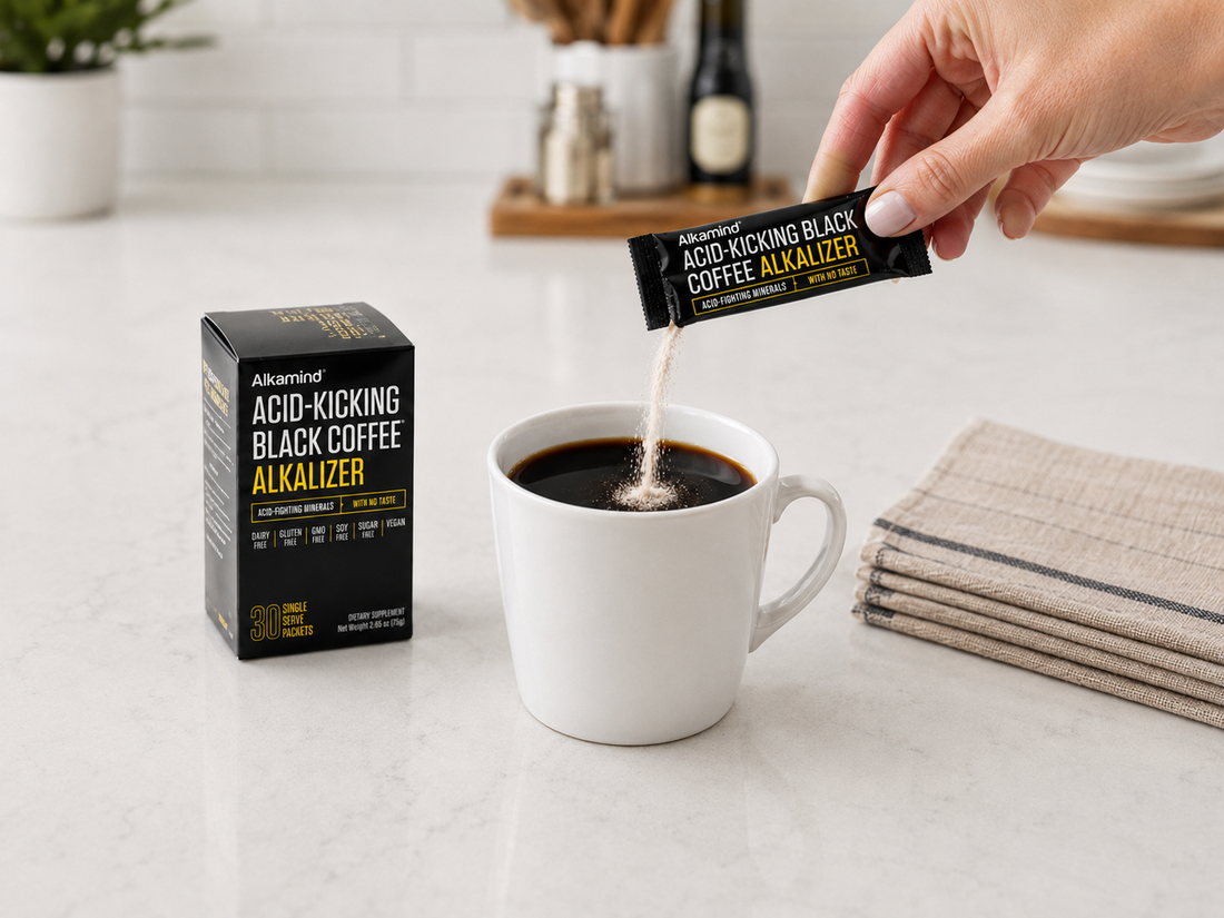 Acid-Kicking Black Coffee Alkalizer