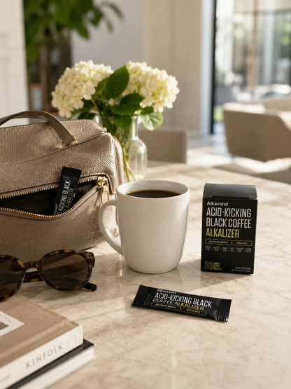 Acid-Kicking Black Coffee Alkalizer