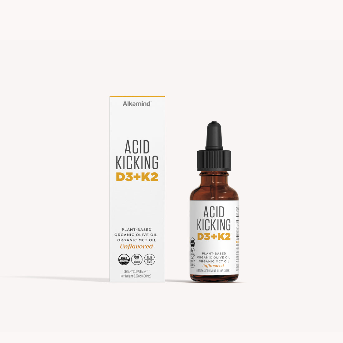 Acid-Kicking D3+K2 Unflavored