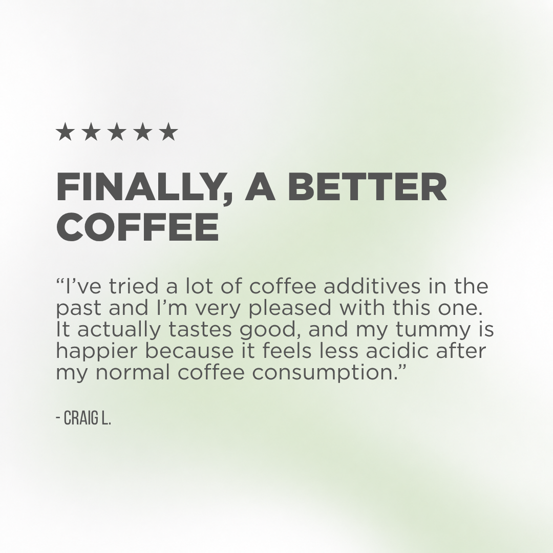 Acid-Kicking Coffee Salted Caramel Alkalizer