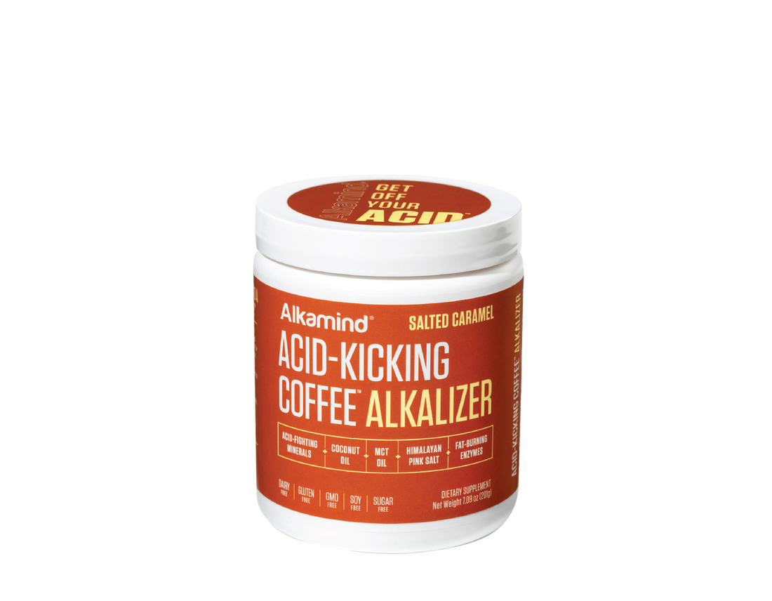 Acid-Kicking Coffee Salted Caramel Alkalizer