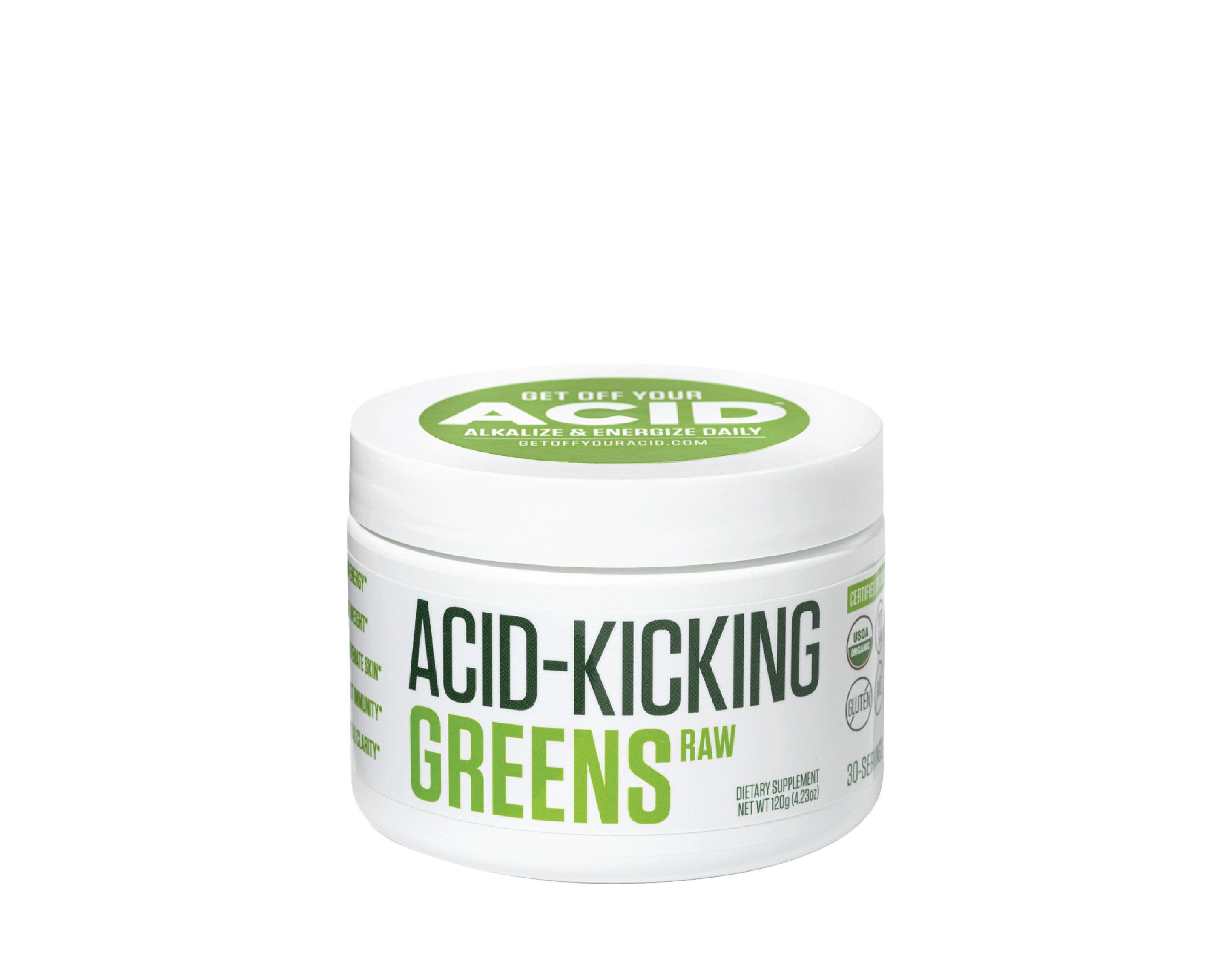 Acid-Kicking Greens Raw