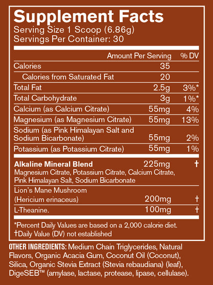 Brain-Boosting Coffee Alkalizer - Hazelnut