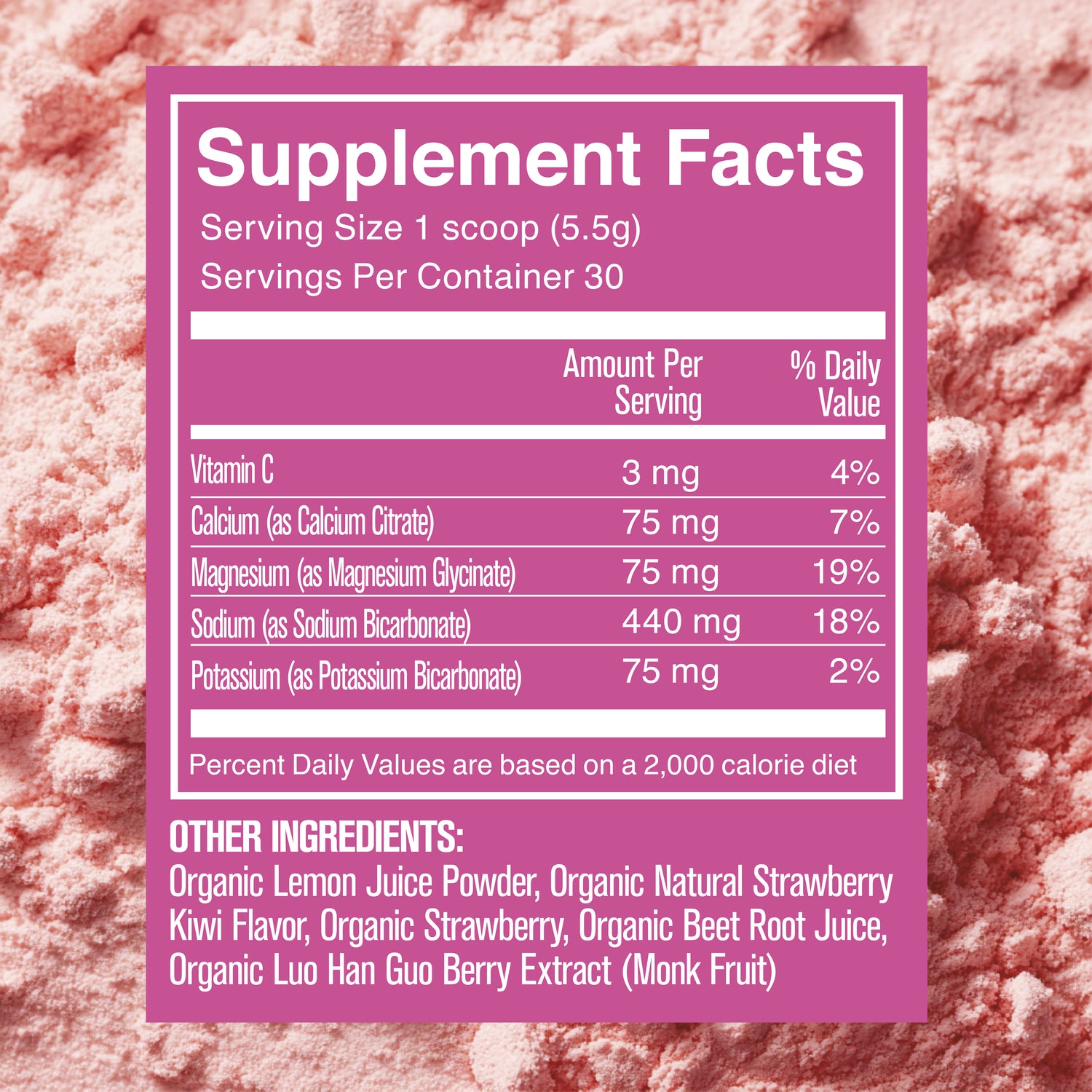 Acid-Kicking Minerals Kiwi Strawberry