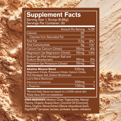 Brain-Boosting Coffee Alkalizer - Hazelnut