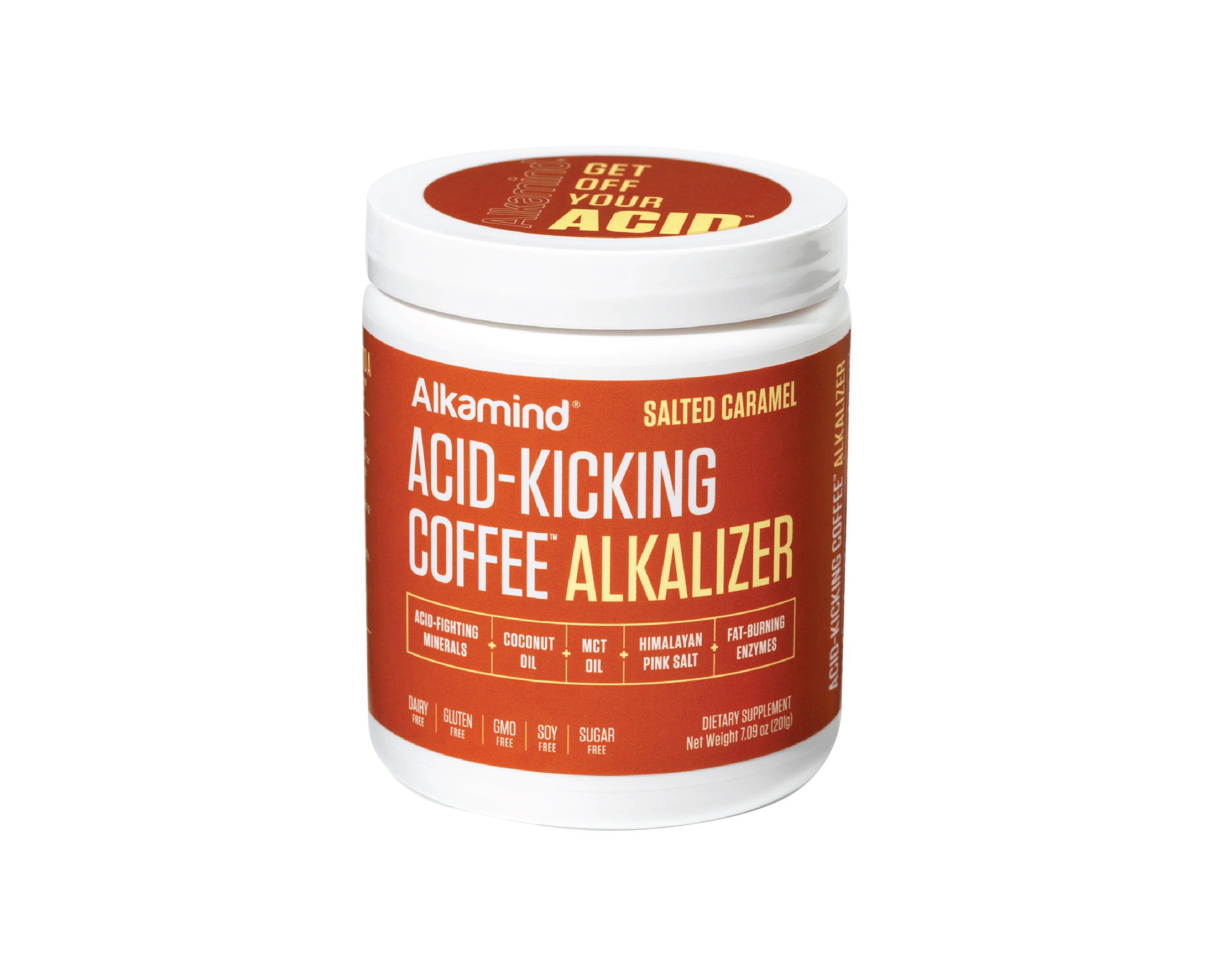 Acid-Kicking Coffee Salted Caramel Alkalizer
