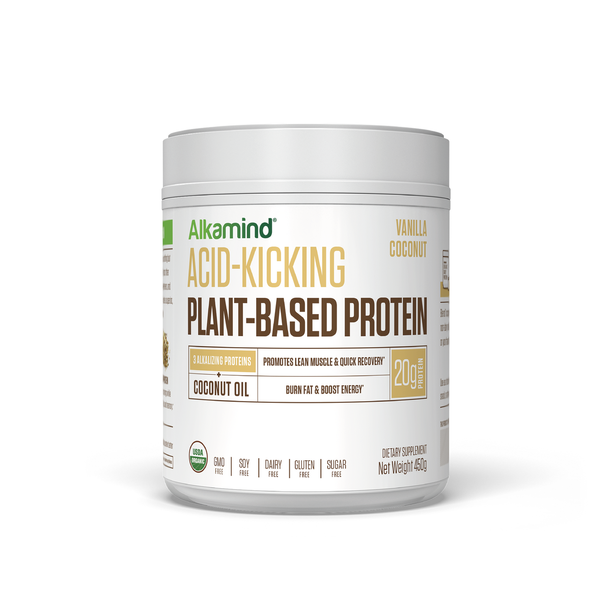 Acid-Kicking Plant-Based Protein Vanilla
