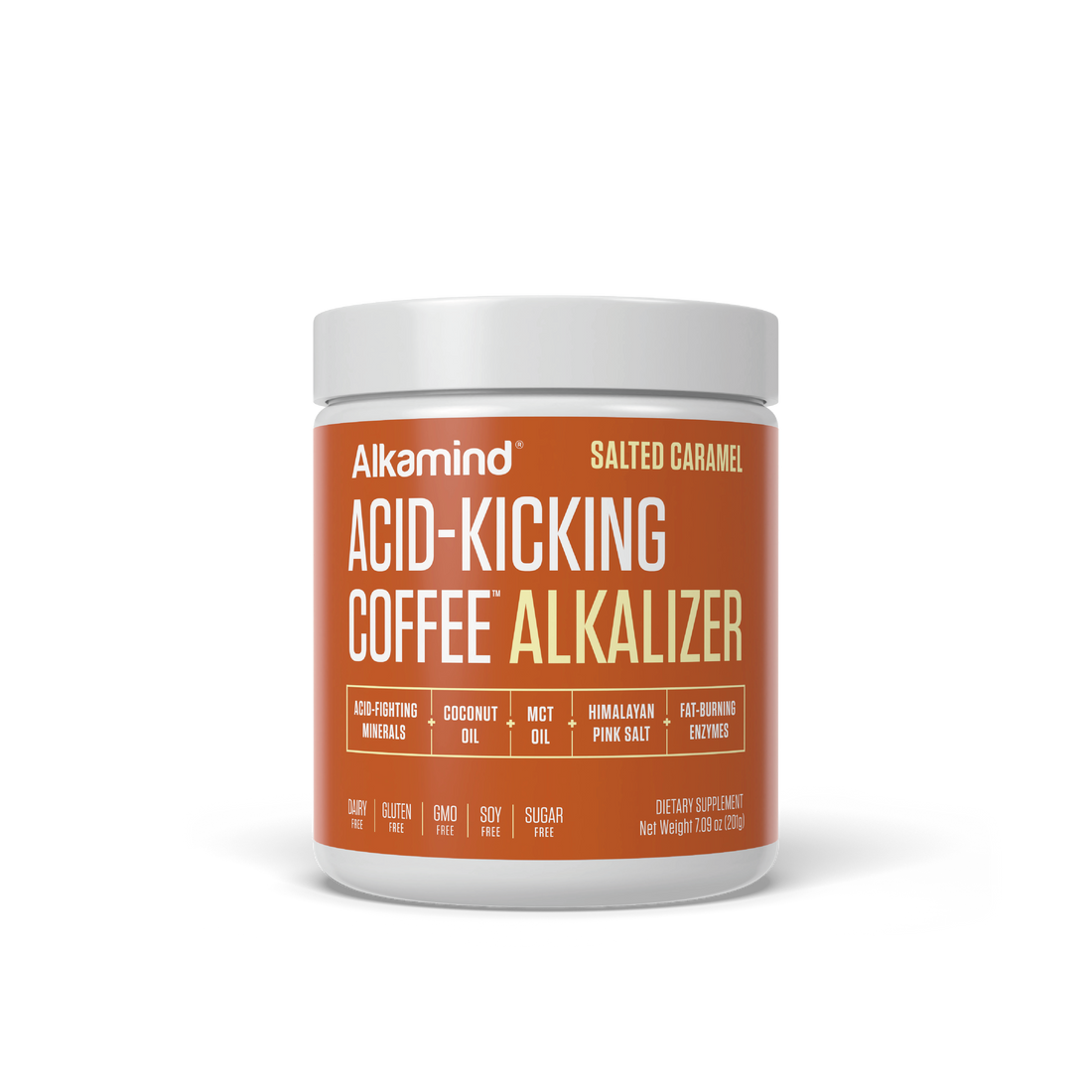 Acid-Kicking Coffee Salted Caramel Alkalizer