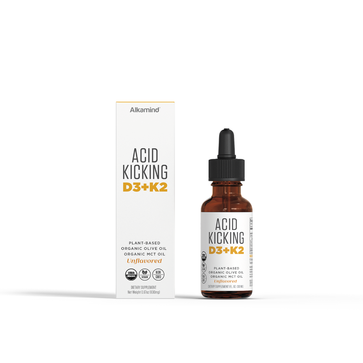 Acid-Kicking D3+K2 Unflavored