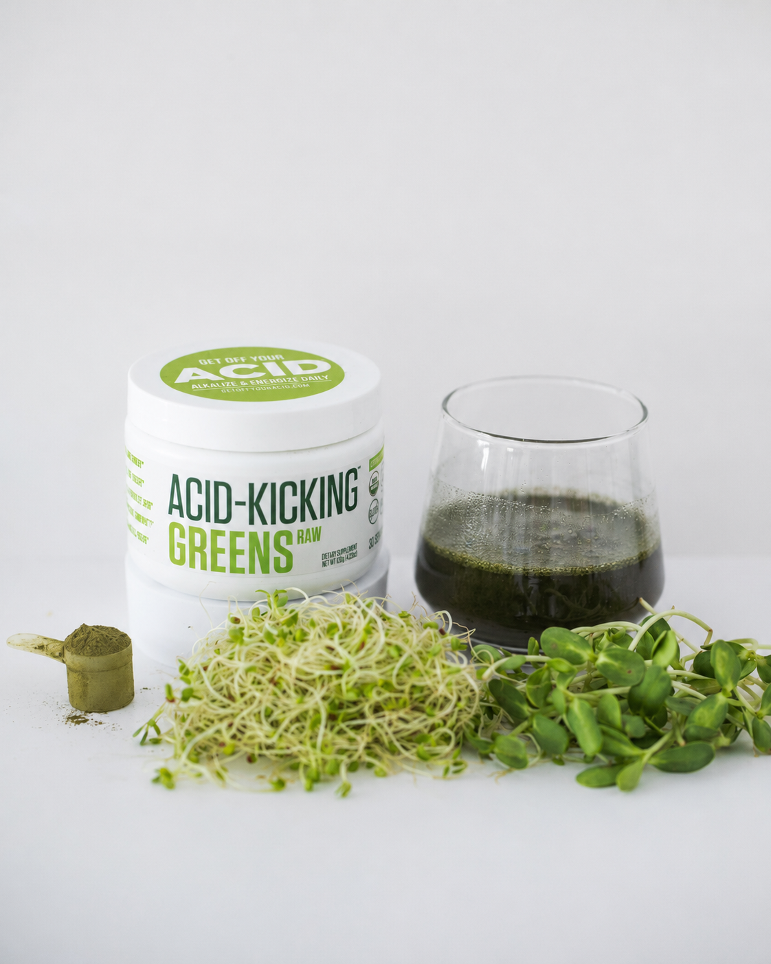 Acid-Kicking Greens Raw