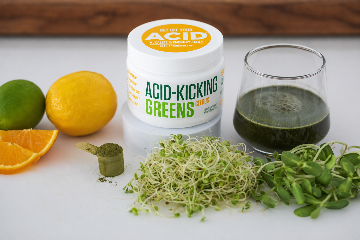 Acid-Kicking Greens Citrus