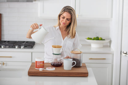 Acid-Kicking Coffee Salted Caramel Alkalizer