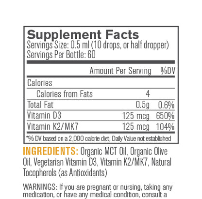 Acid-Kicking D3+K2 Unflavored