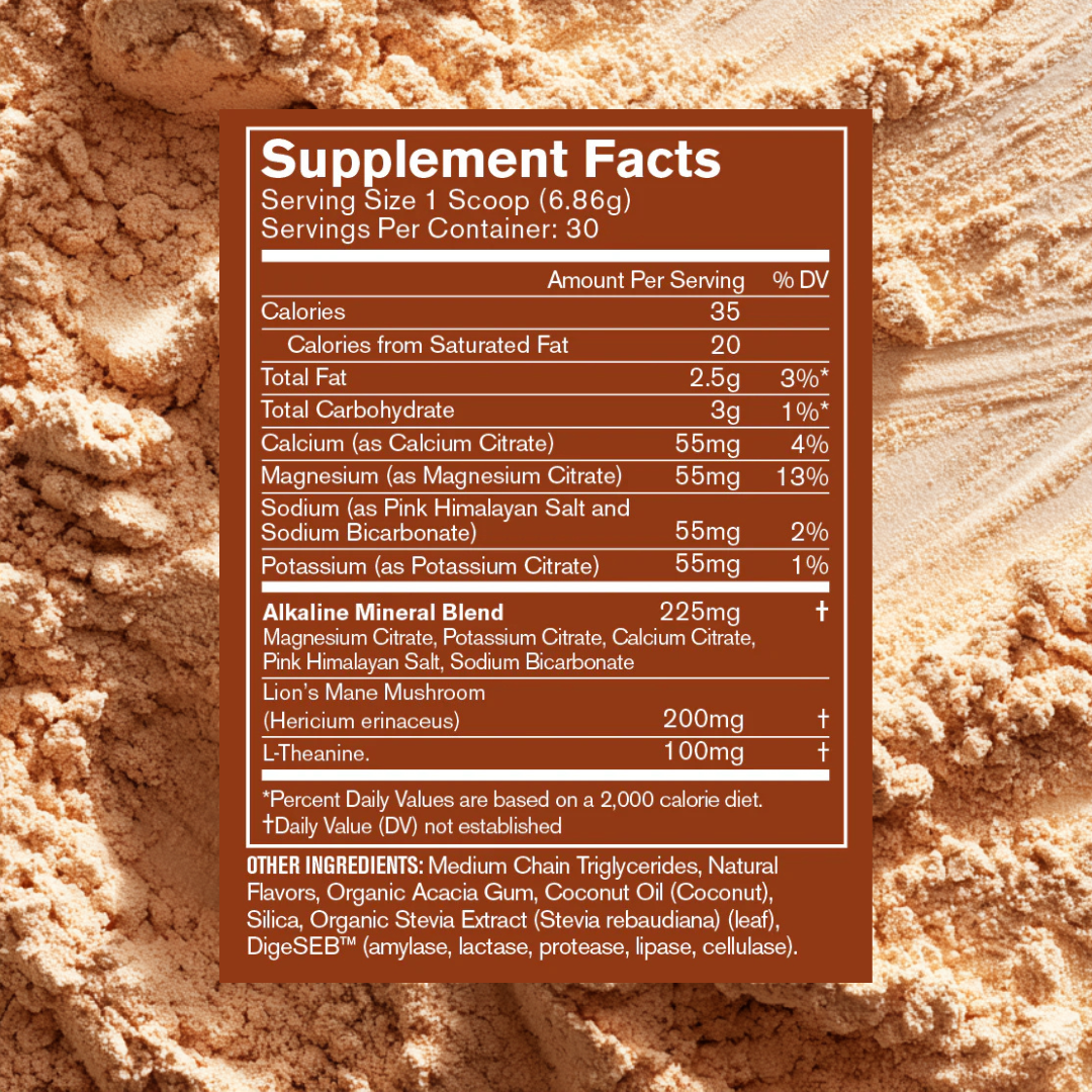 Brain-Boosting Coffee Alkalizer - Hazelnut