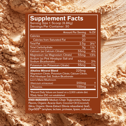 Brain-Boosting Coffee Alkalizer - Hazelnut