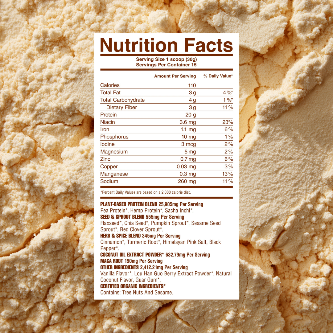 Acid-Kicking Plant-Based Protein Vanilla