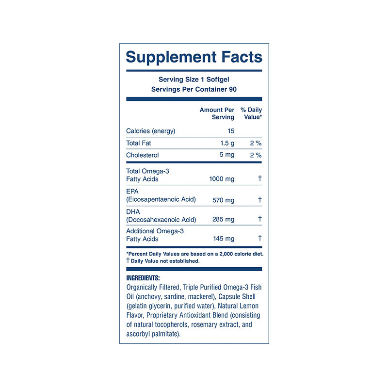 Alkamind Daily Omega-3 is the ONLY supplement in the world that contains the IDEAL 2:1 ratio of EPA to DHA in a highly concentrated form, making Daily Omega-3 the most superior fish oil you will find.     LESS IS MORE  ONE Daily Omega-3 Softgel = THREE Softgels from Leading Competitor, so you TAKE LESS to GET MORE!