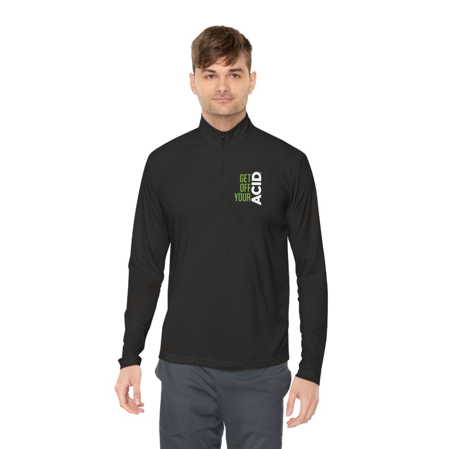 Get Off Your Acid Unisex Quarter-Zip Pullover