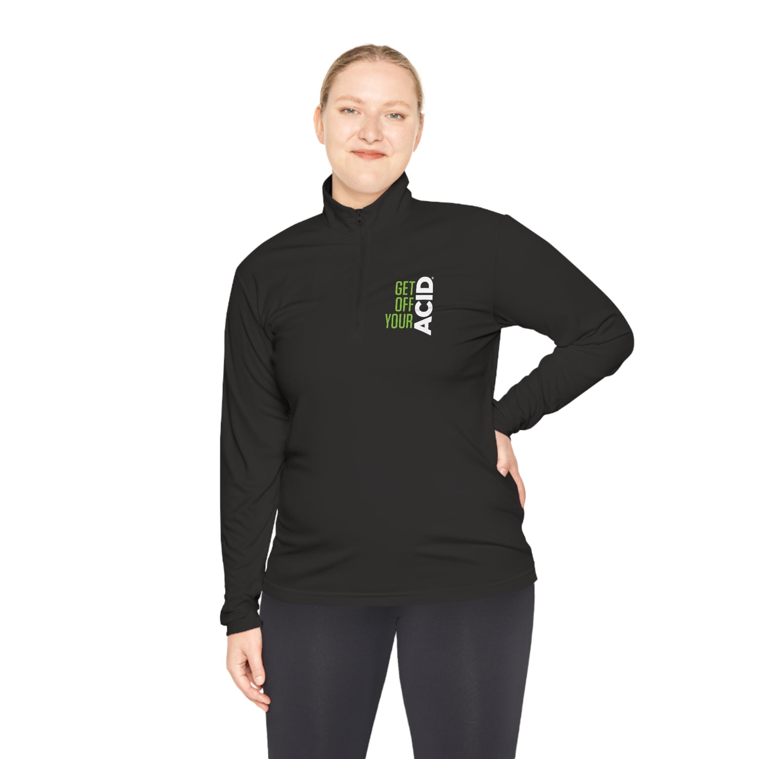 Get Off Your Acid Unisex Quarter-Zip Pullover